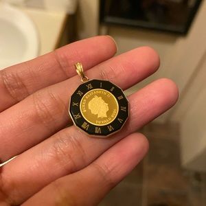 Solid Real Gold Japan Pendant